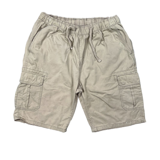 Emerson Mens Beige Cargo Shorts Size Medium