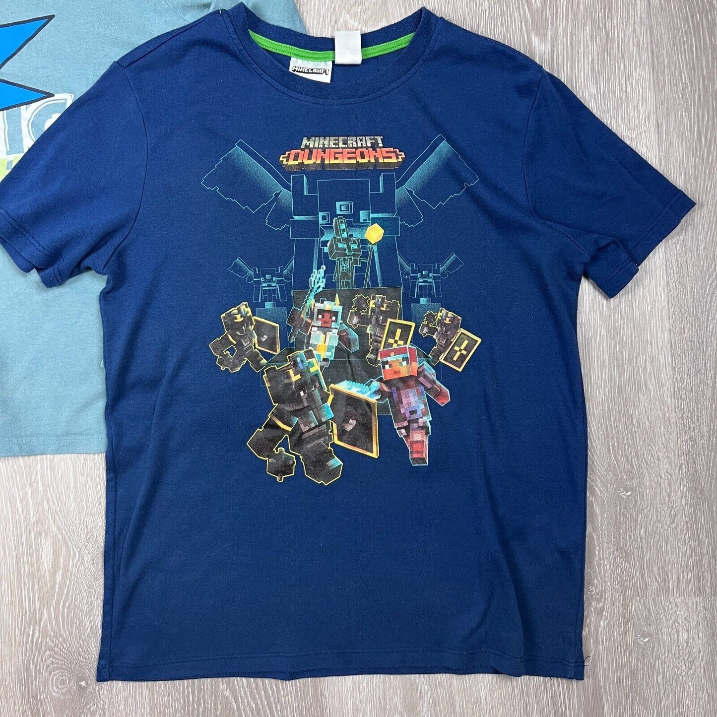 Sonic The Hedge Hog AND Minecraft Boys T-Shirts Size