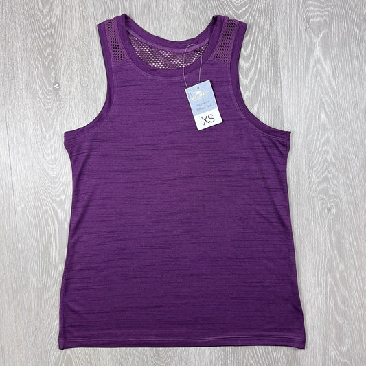 Crane Performance Womens Purple Activewear Fitness Tank Top Size XS (New)