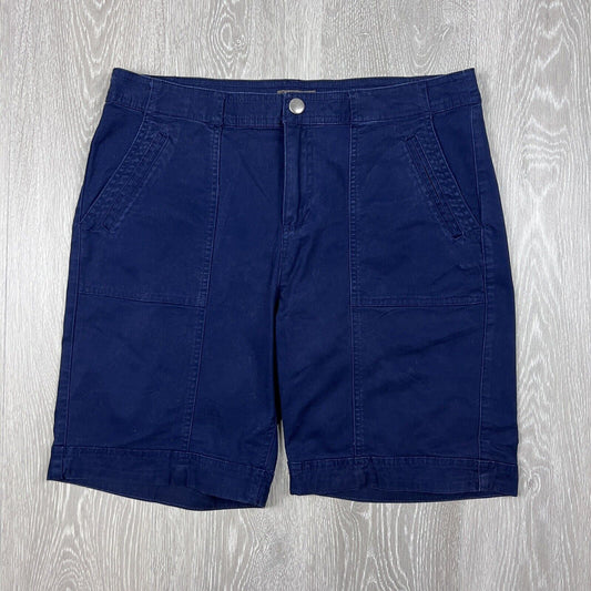 Katies Womens Shorts Navy Blue Chinos Size 12