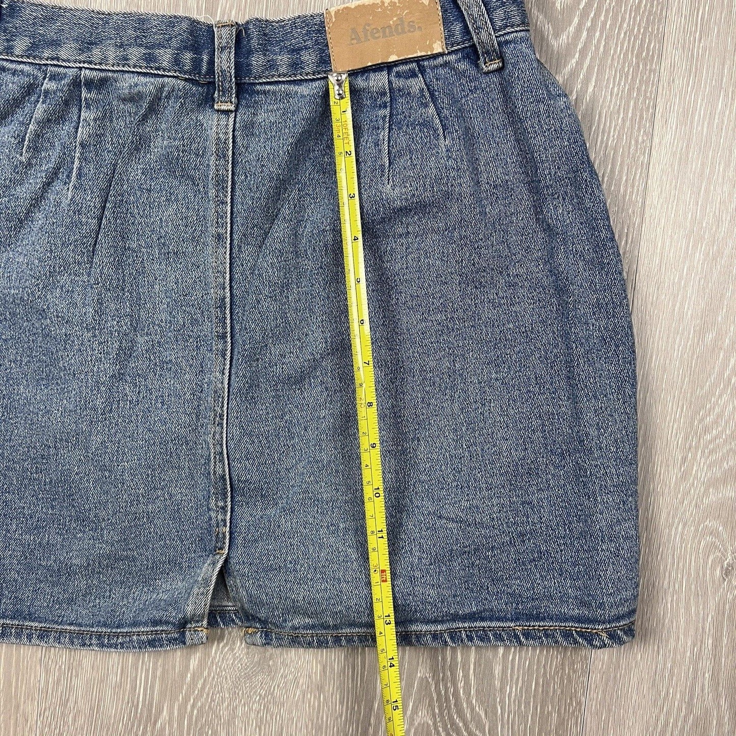 Afends Womens Denim Skirt Size 10