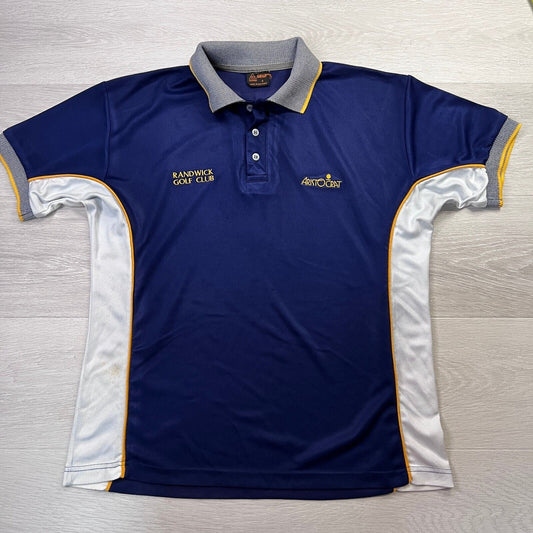 Randwick Golf Club Mens Polo Shirt Size S (Measures like a Large)