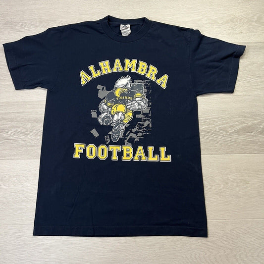 Alhambra T-Birds Football Mens Navy T-Shirt Size M