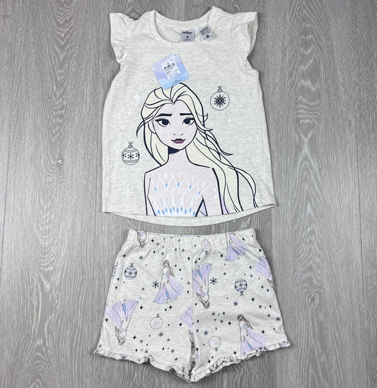 Disney Frozen Elsa Girls Sleepwear Set Size 5 Years (New)