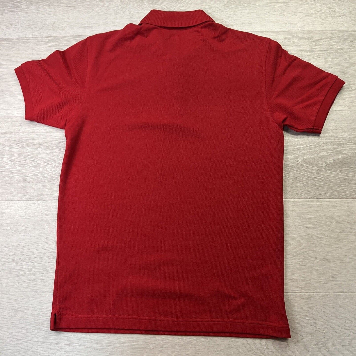 Uniqlo Mens Red Short Sleeve Polo Shirt Size Medium