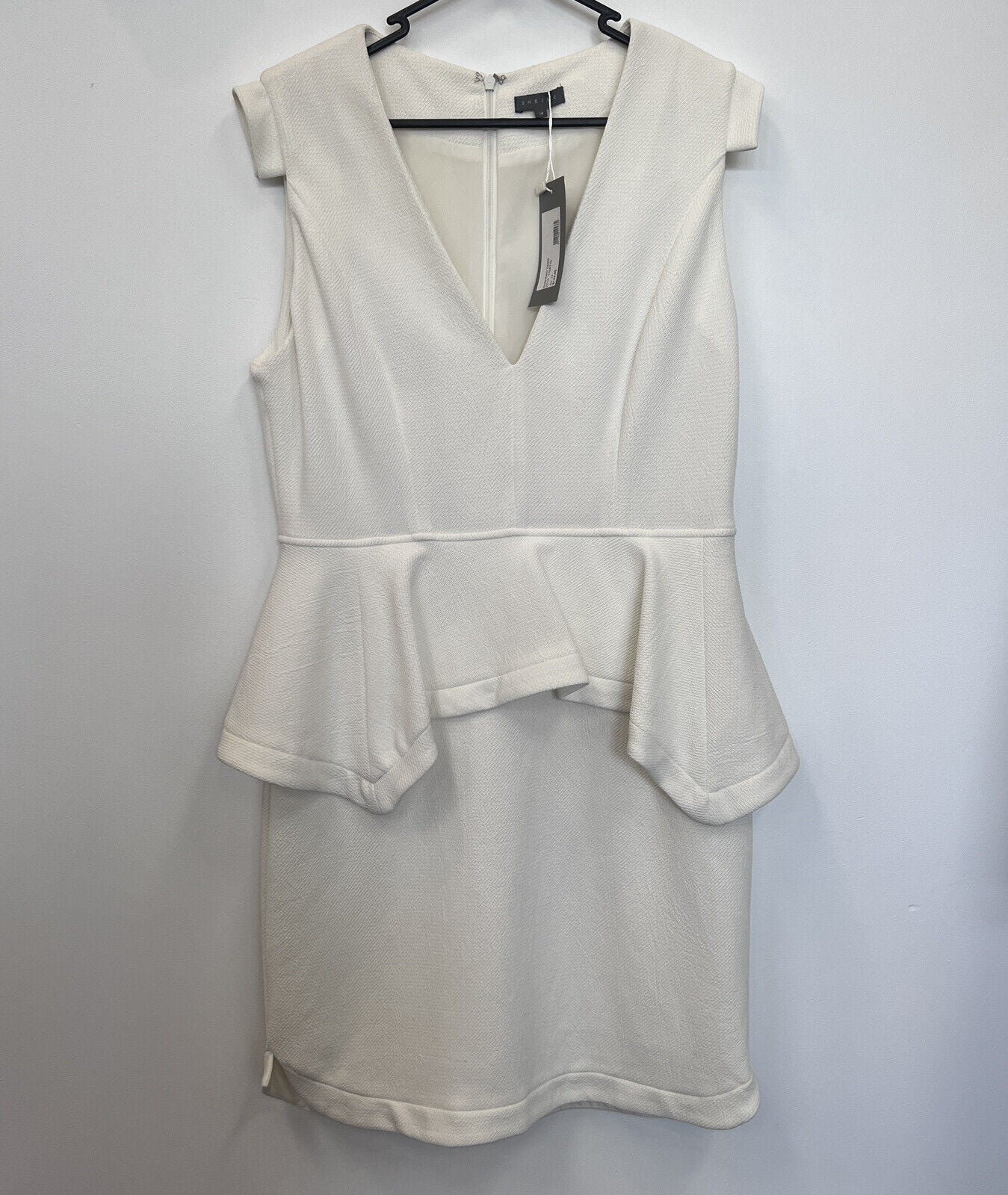 SHEIKE Body Con Womens White Sleeveless Dress Size 14 (New)