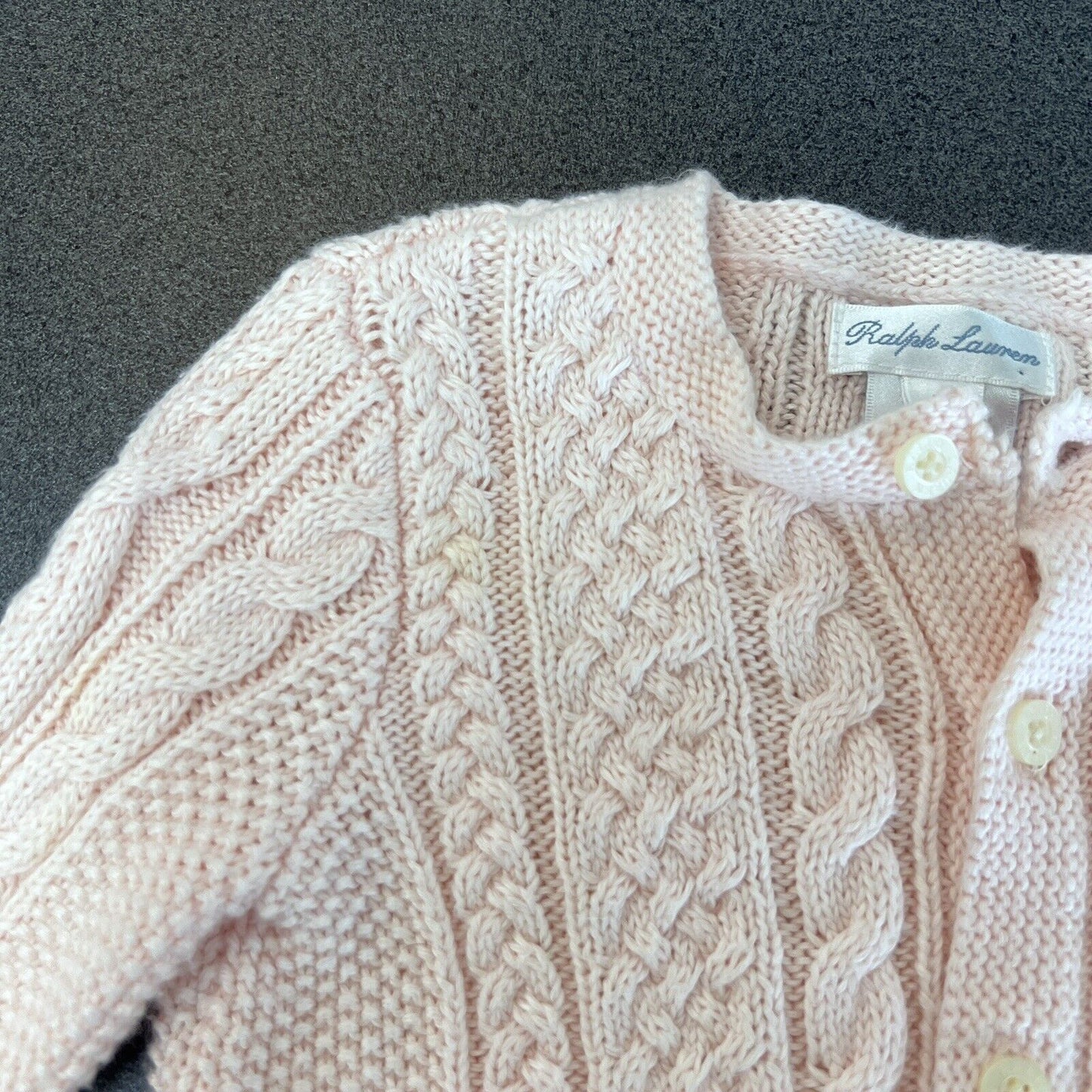 Ralph Lauren Babies Cardigan 3 Months & Nappy Cover 6 Months