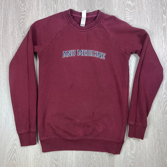 ANU Medicine Australian National University Womens Maroon Jumper Size 2XS