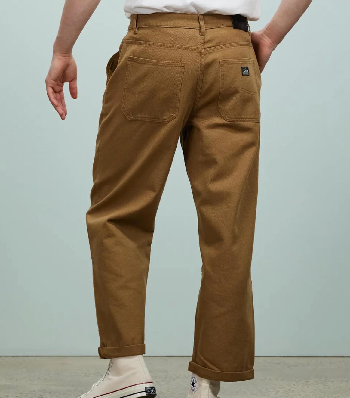 LEE Mens Brown Worker Pants Size W30/L32 (New)