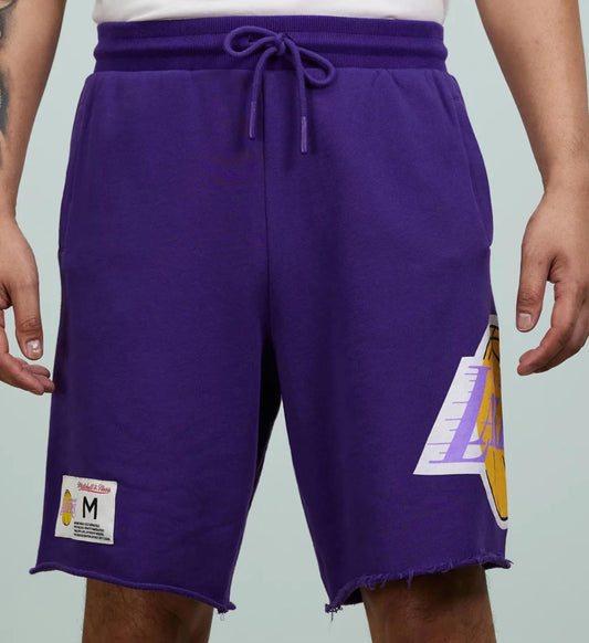 Mitchell & Ness LA Lakers Mens Sweat Shorts Size M (New)