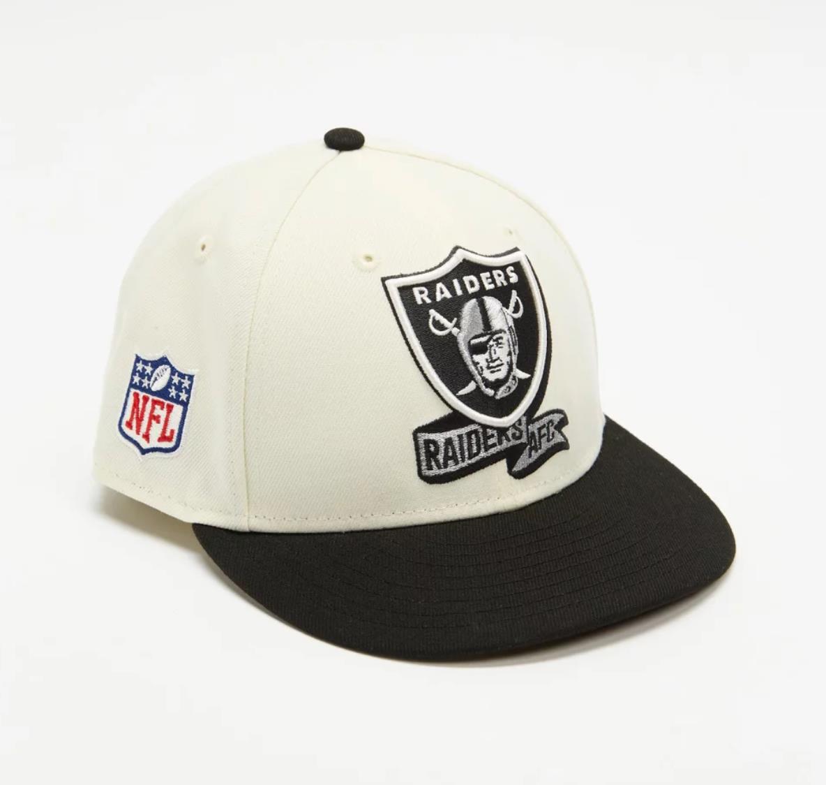 New Era NFL Las Vegas Raiders 59Fifty Fitted Cap Hat Size 718 (New)