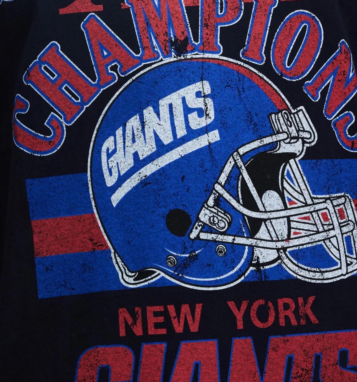 Mitchell & Ness New York Giants Super Bowl Champs Muscle T-Shirt Size L (New)