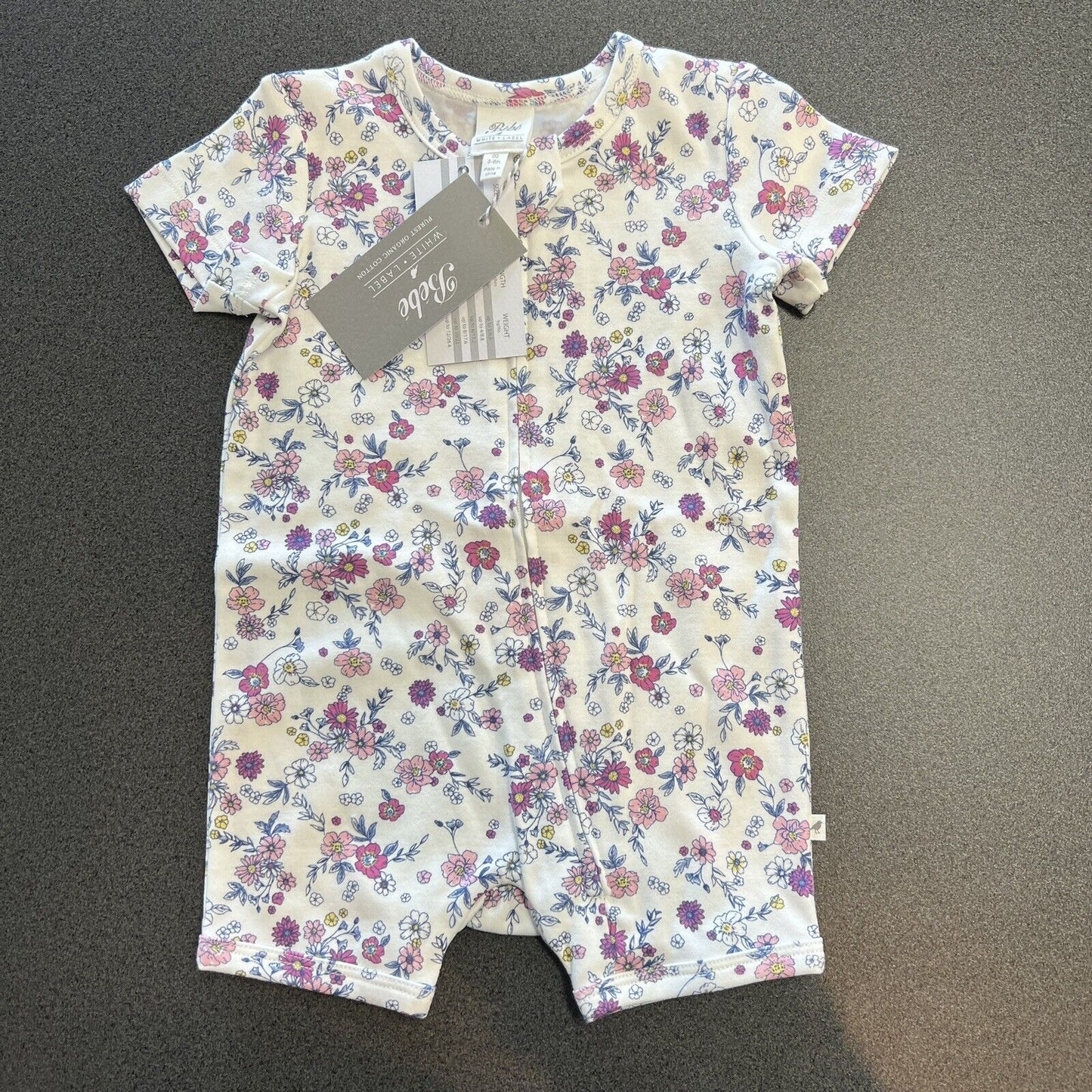 Bebe White Label Babies One Piece Size 00 / 3-6 Months (New)