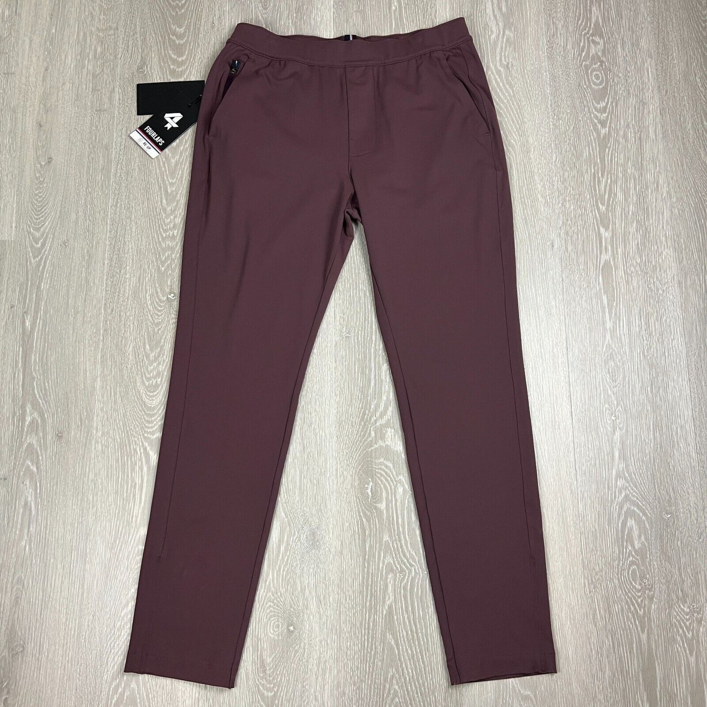 Fourlaps Womens Equip Pants Activewear in Maroon Size Medium (New)