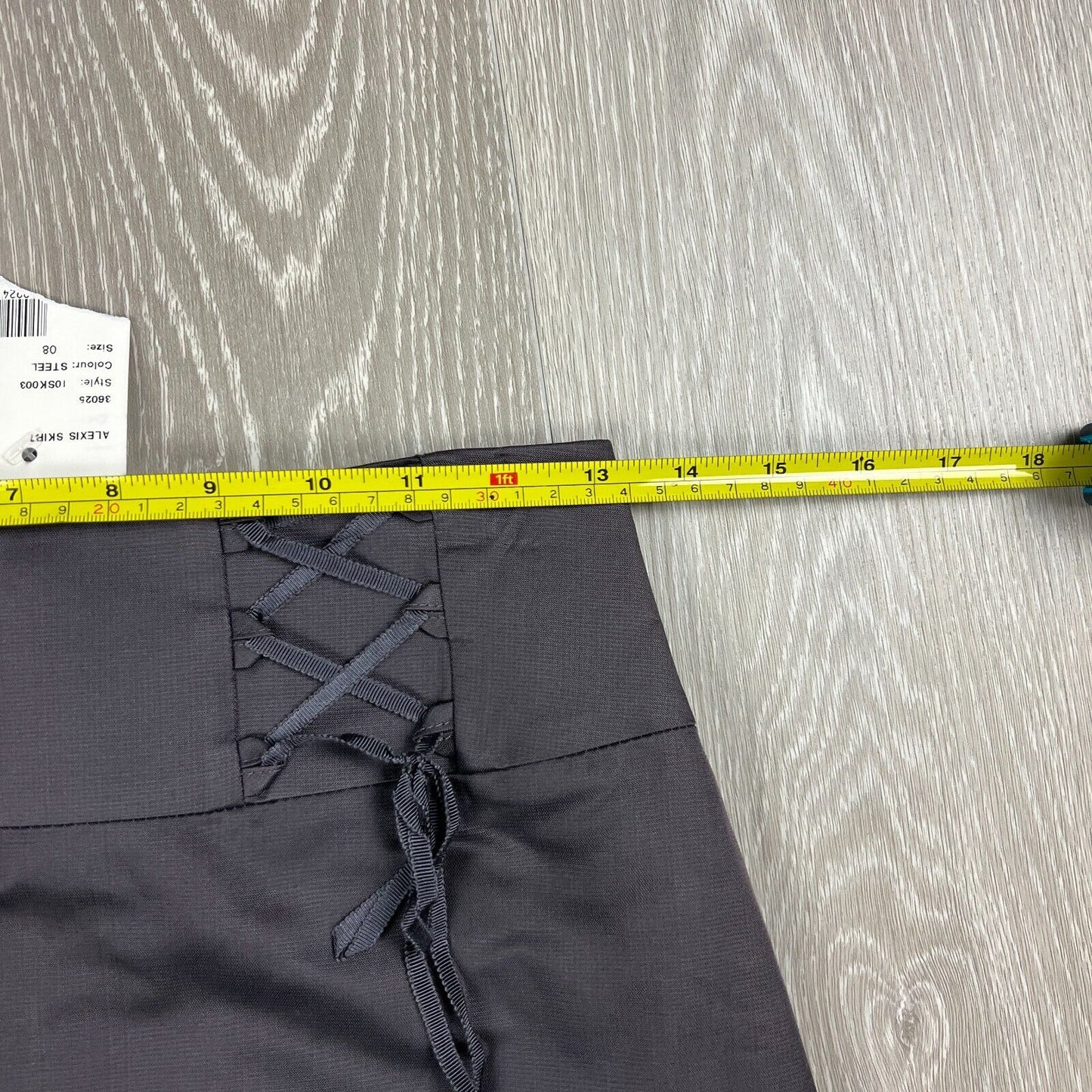 Review Australia Women Grey Pencil Skirt Size 8 (New)