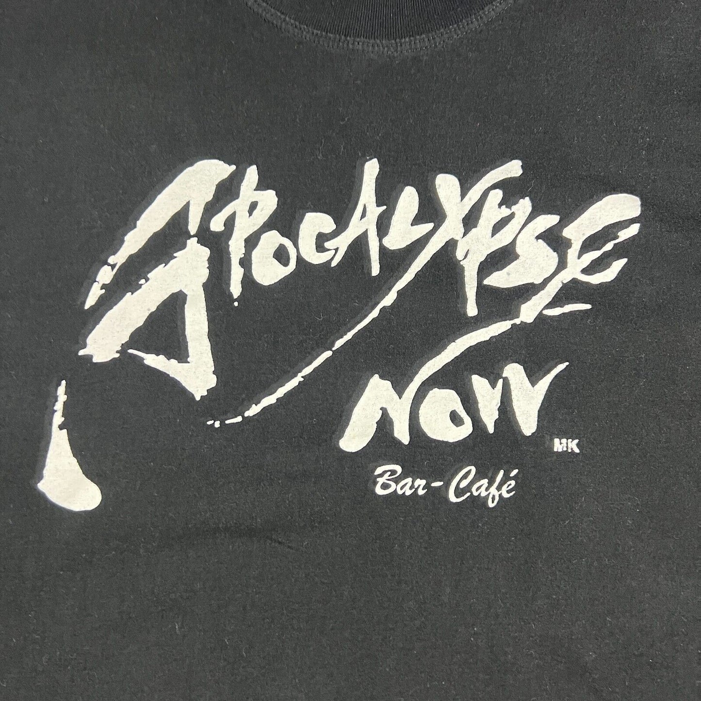 Apocalypse Now Bar & Cafe Vietnam Mens Black T-Shirt Size 2XL