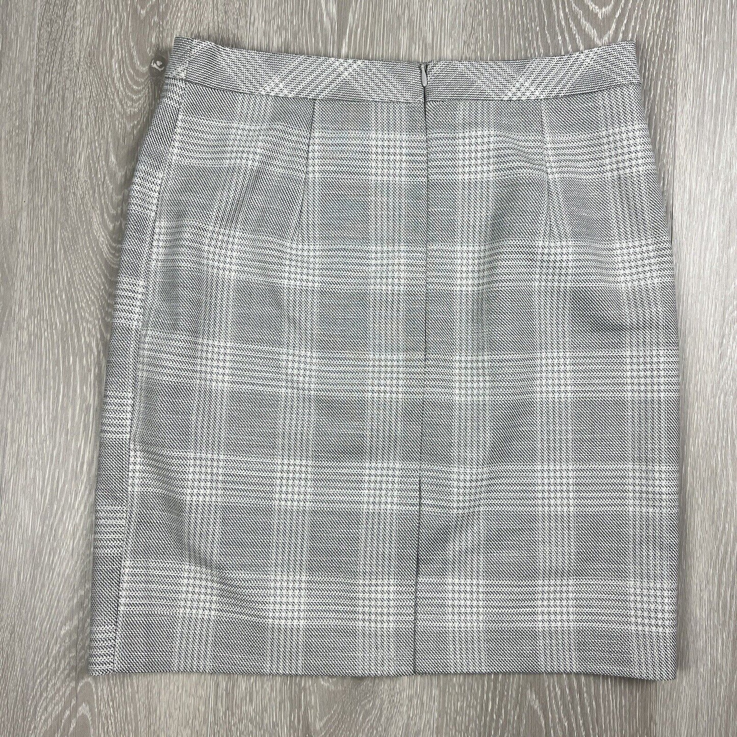 H&M Womens Grey Plaid Mini Skirt Size 14 (New)