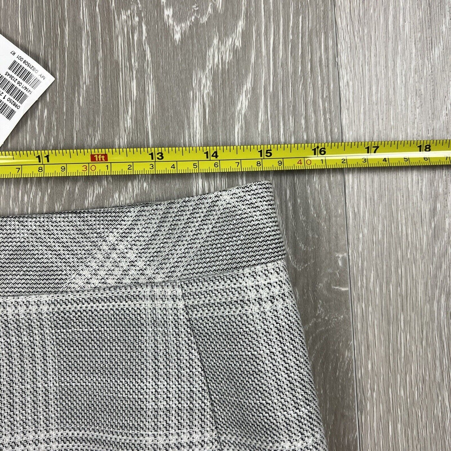 H&M Womens Grey Plaid Mini Skirt Size 14 (New)