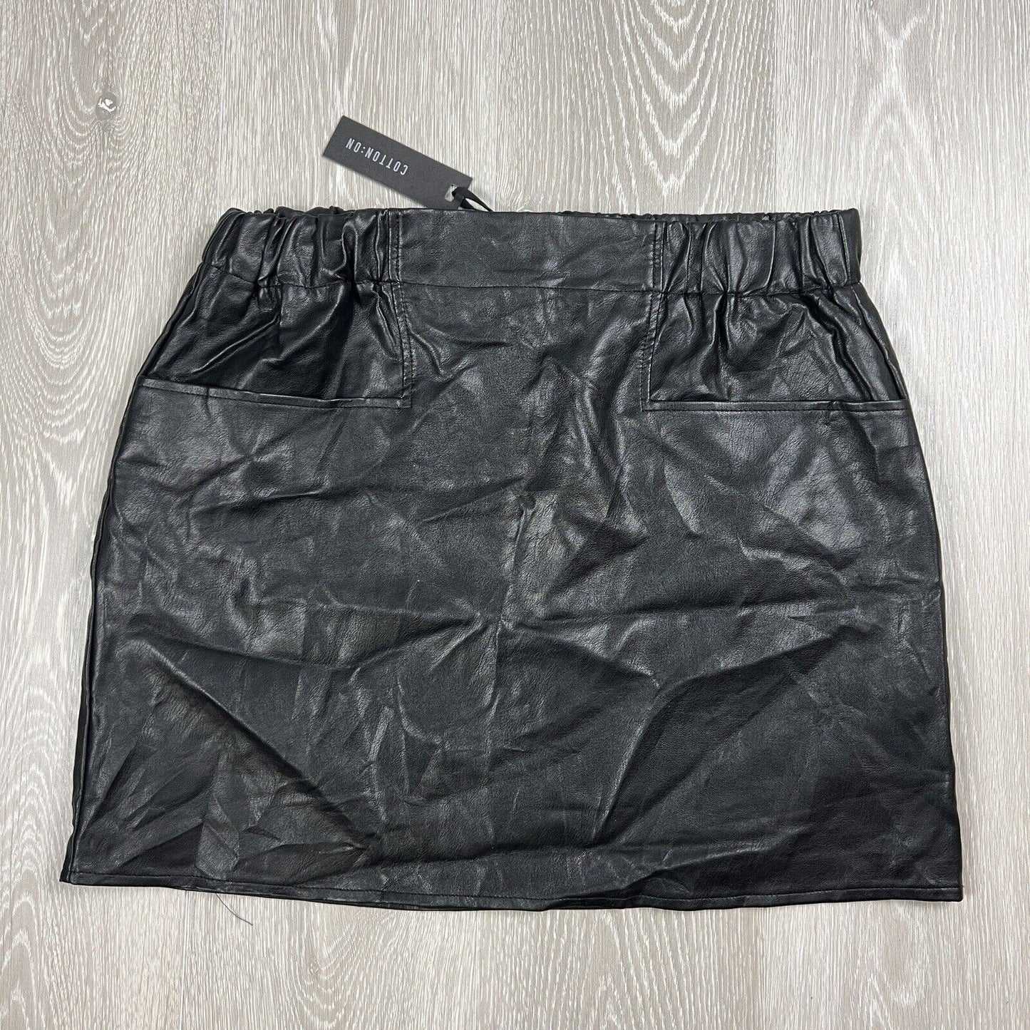 Cotton On Womens Black Woven Peppa Mini Skirt Size L (New)