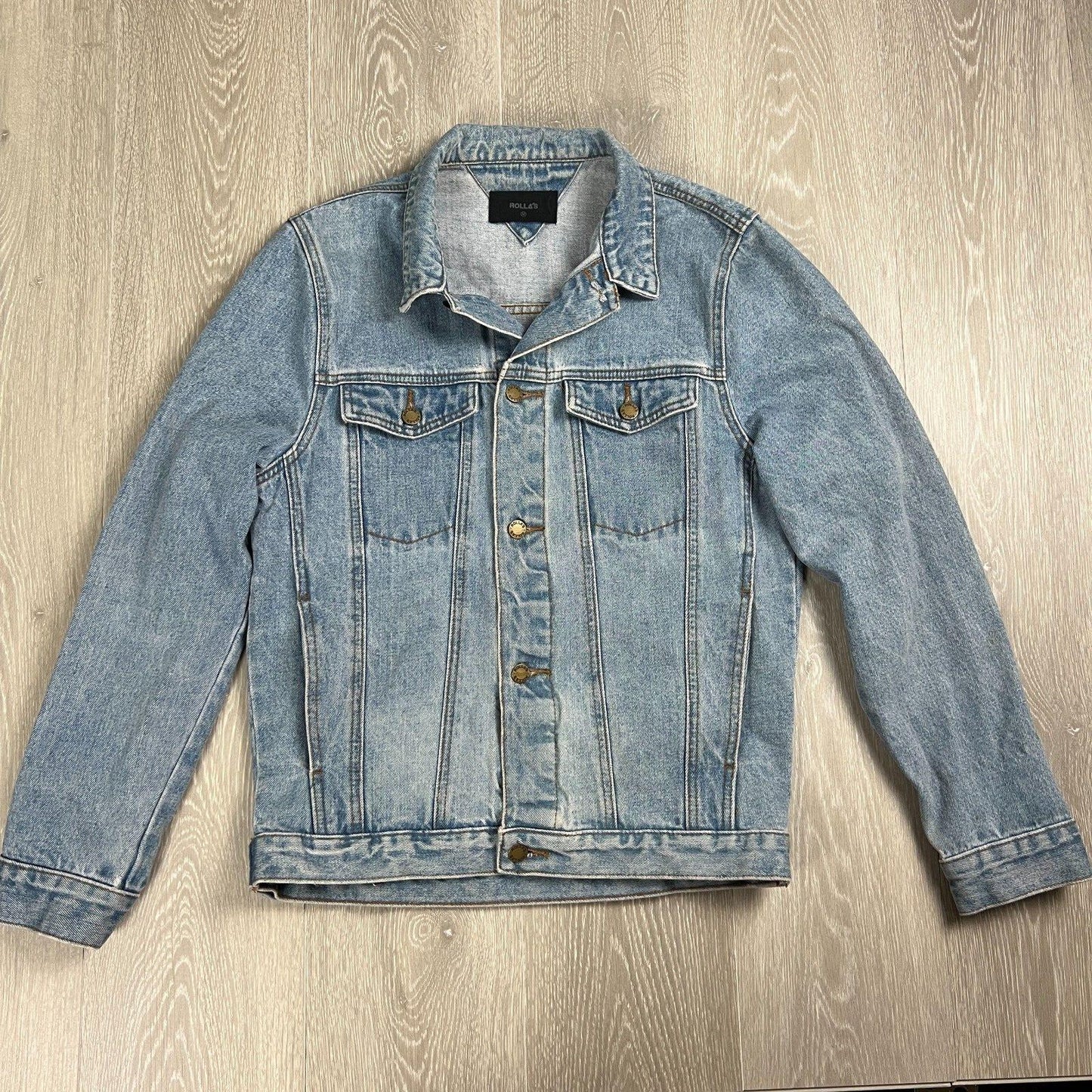 Rollas x Reg Mombassa Mens Denim Jacket Rollas Bitter Size Medium