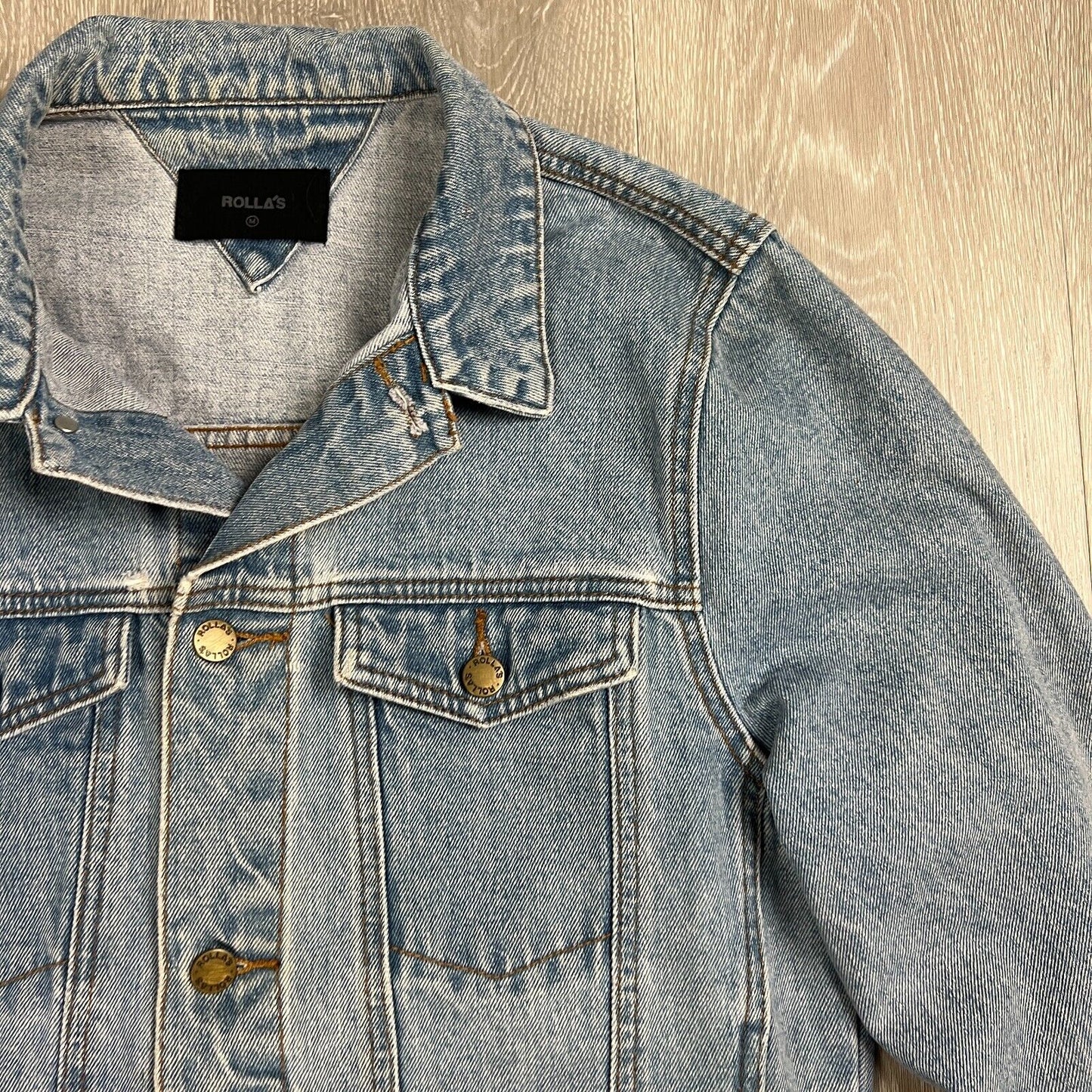 Rollas x Reg Mombassa Mens Denim Jacket Rollas Bitter Size Medium