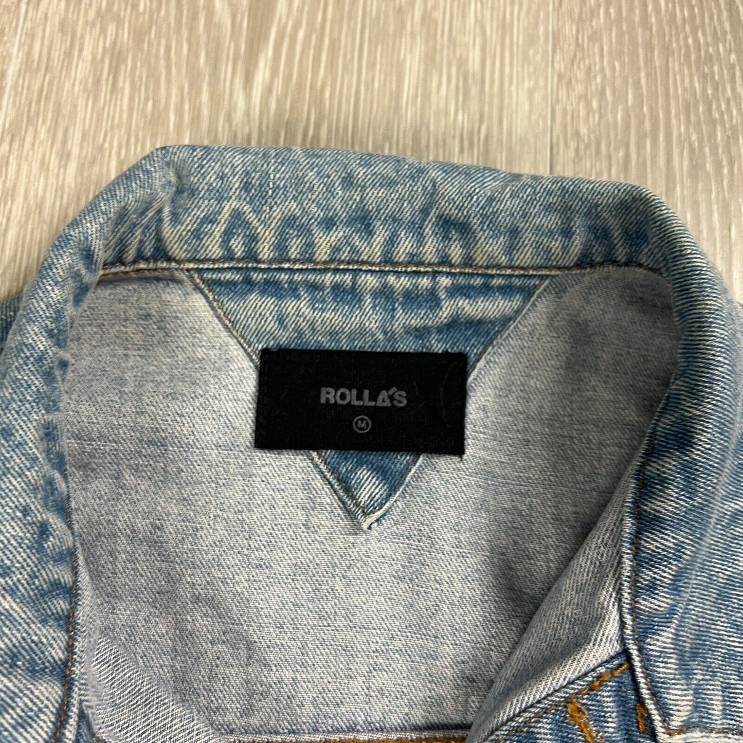 Rollas x Reg Mombassa Mens Denim Jacket Rollas Bitter Size Medium