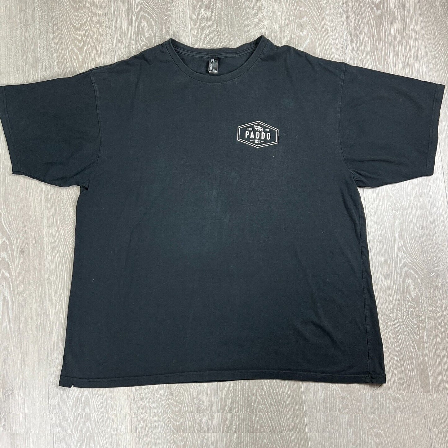 Paddo RSL Paddington Sydney Mens Black T-Shirt 3XL