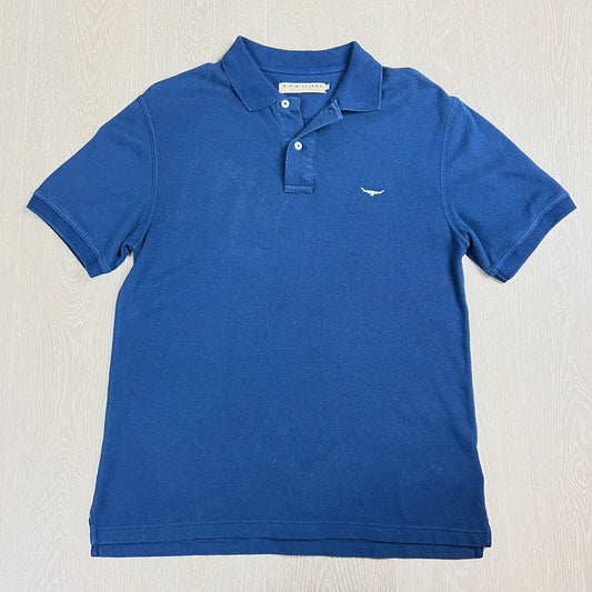 R.M. Williams Mens Blue Polo Shirt Size Small