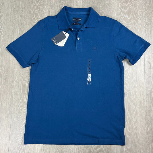 Reserve Mens Blue Polo Shirt Size Medium (New)