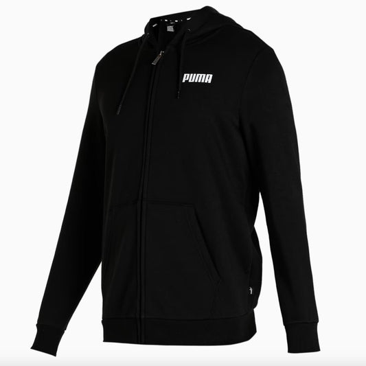 PUMA Mens Full Zip Black Hoodie Size Large (New)