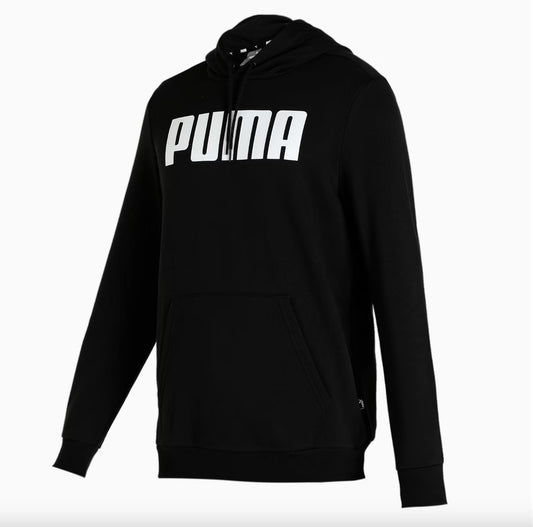 PUMA Mens Pullover Black Hoodie Size Medium (New)