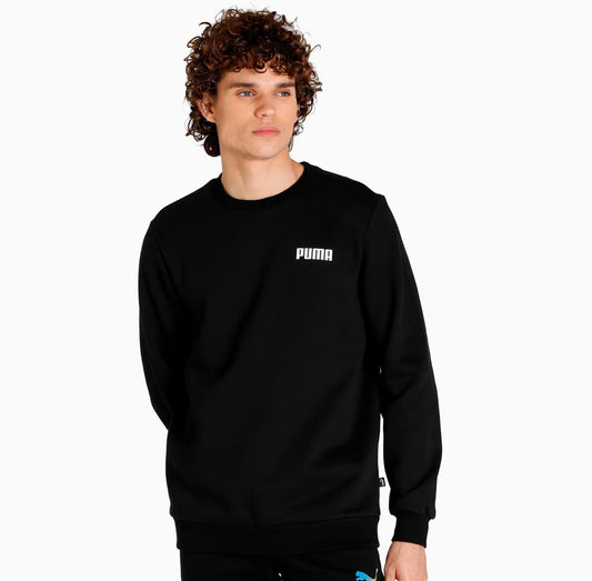 PUMA Mens Pullover Black Sweater Jumper Size Large (New)