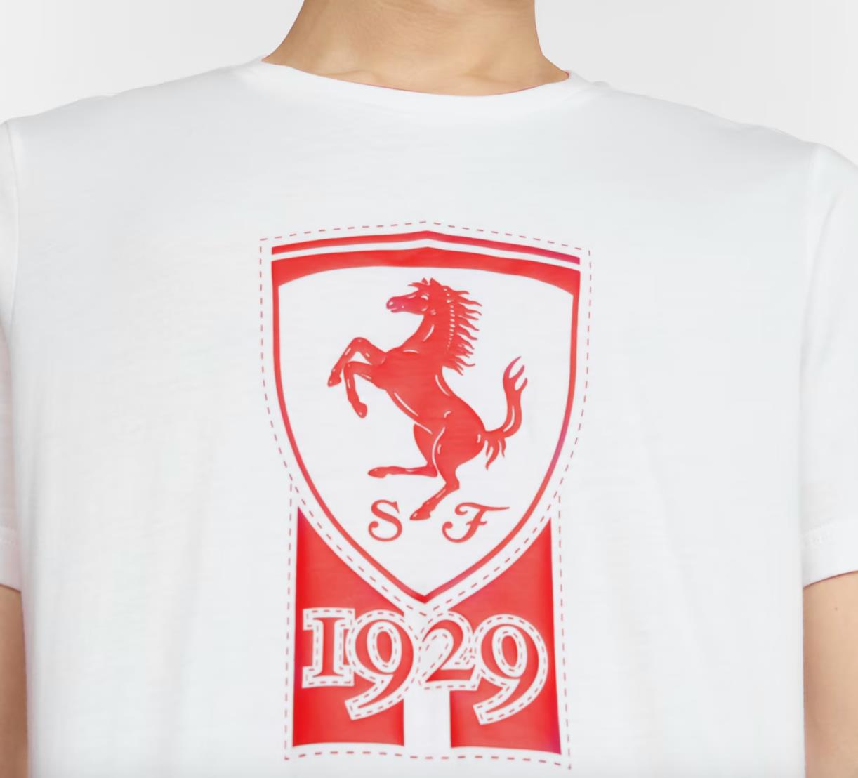 PUMA x Scuderia Ferrari Mens White T-Shirt Size XL (New)