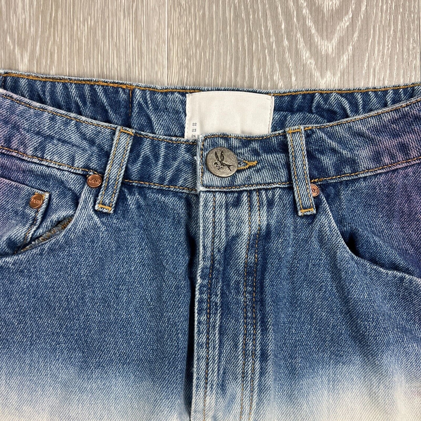 One Teaspoon Womens Denim Mini Skirt Size 26