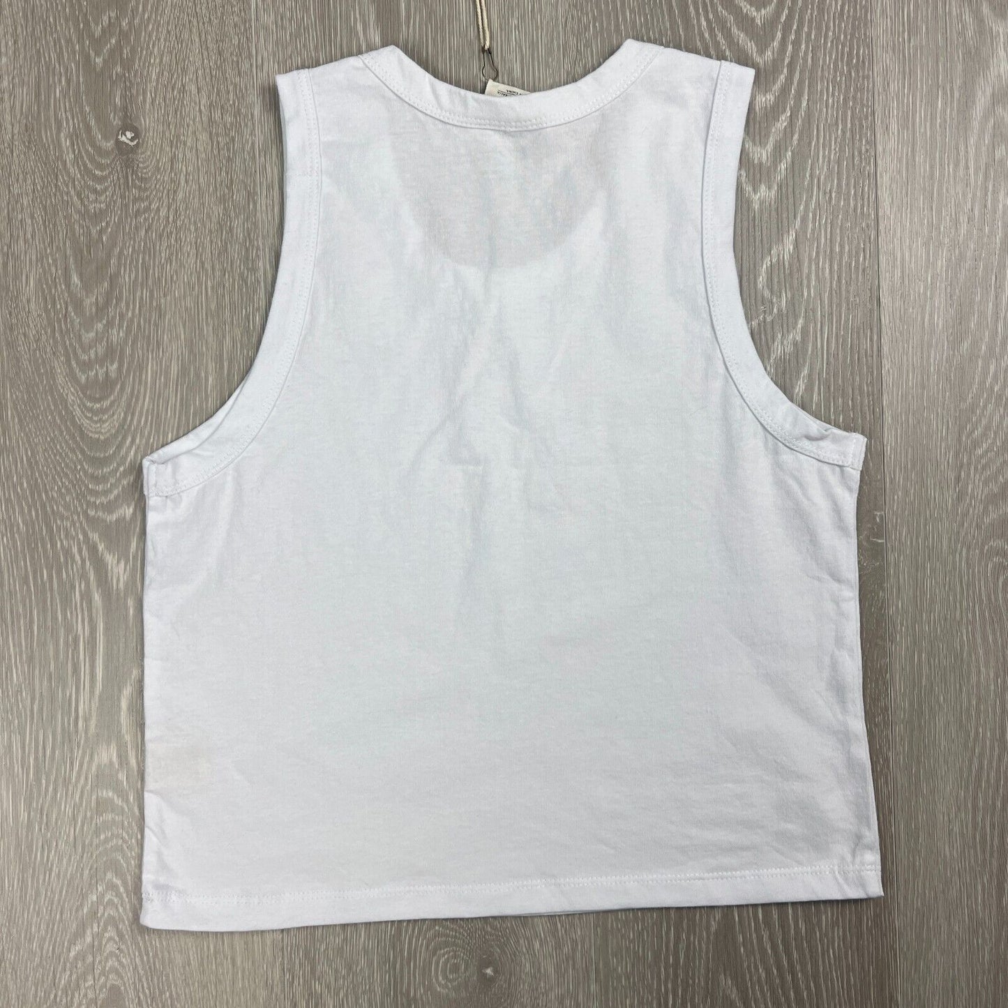 Spare Womens White Cropped Tank Top Size Small (New)