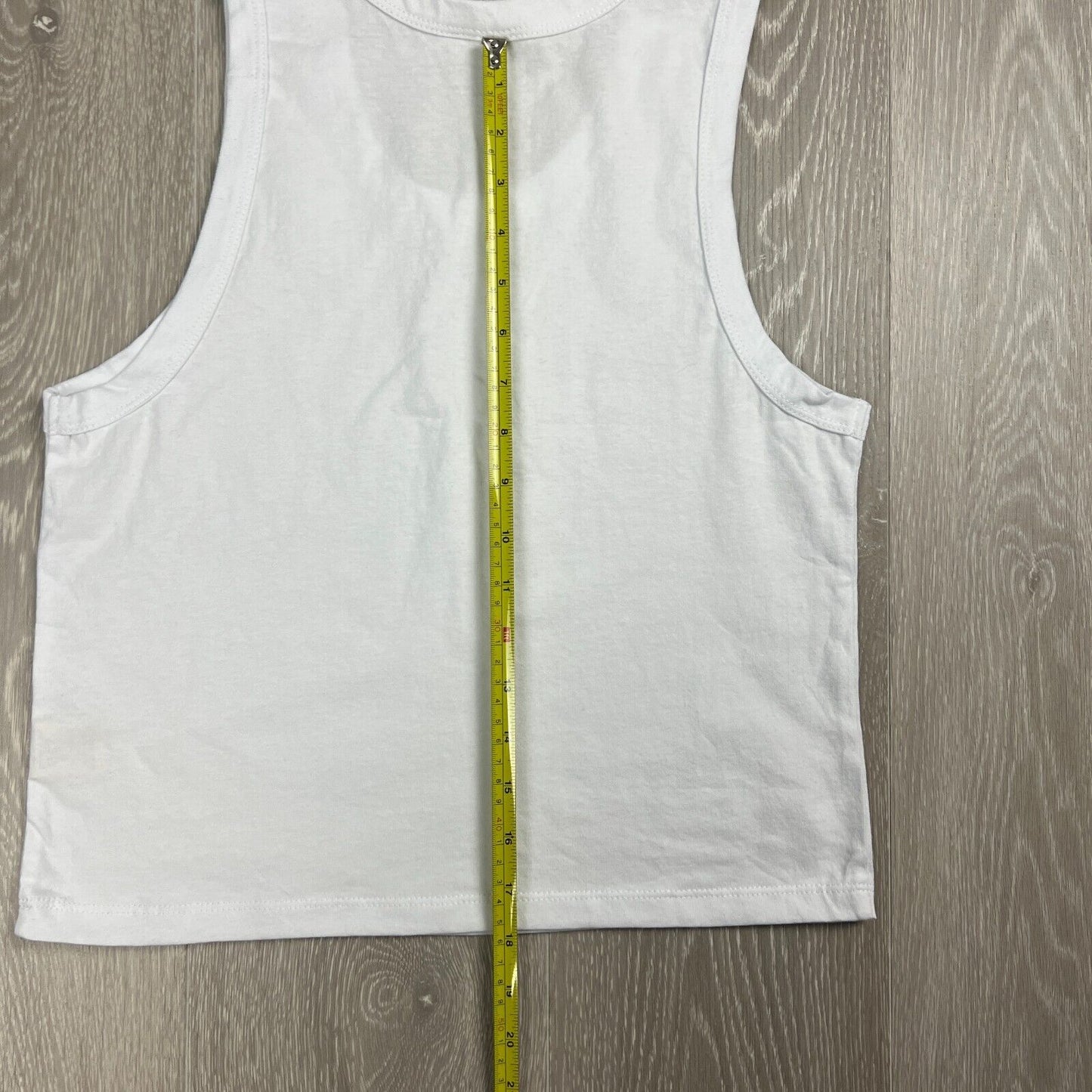 Spare Womens White Cropped Tank Top Size Small (New)