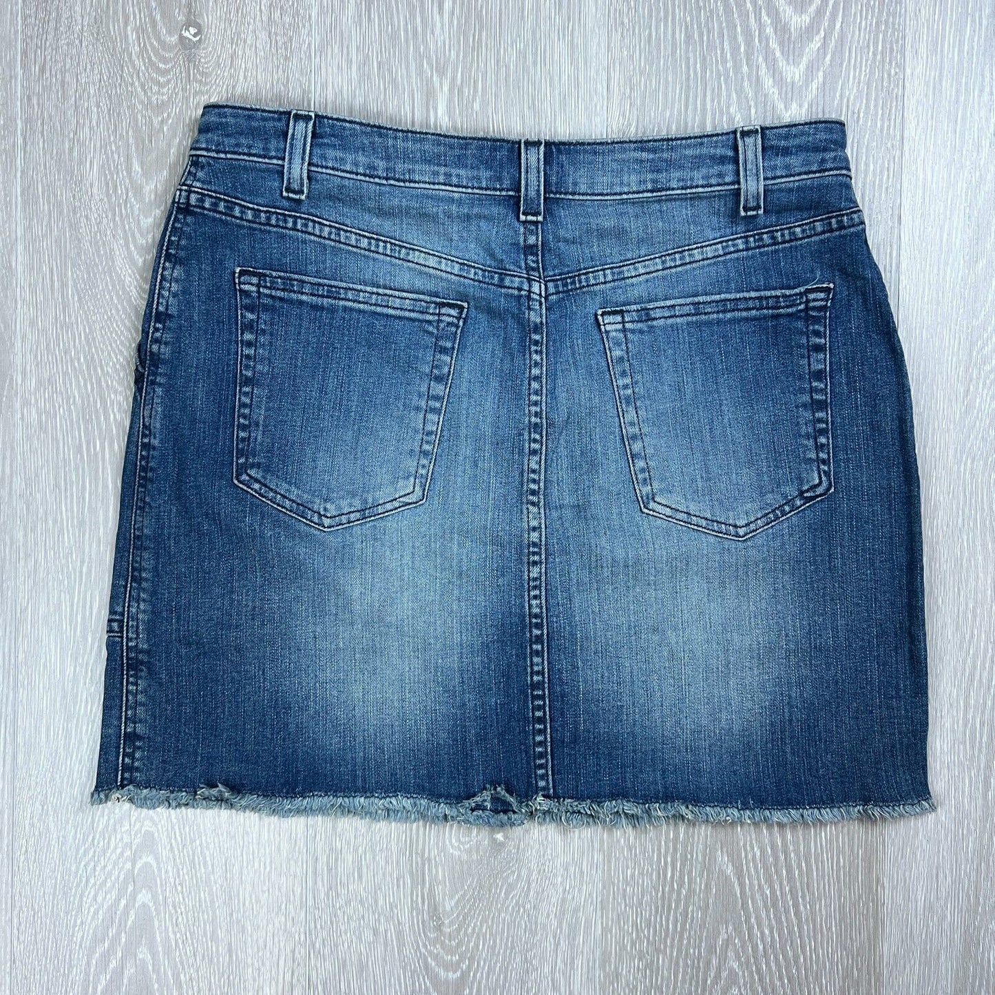 Michael Kors Womens Blue Denim Mini Skirt Size 6