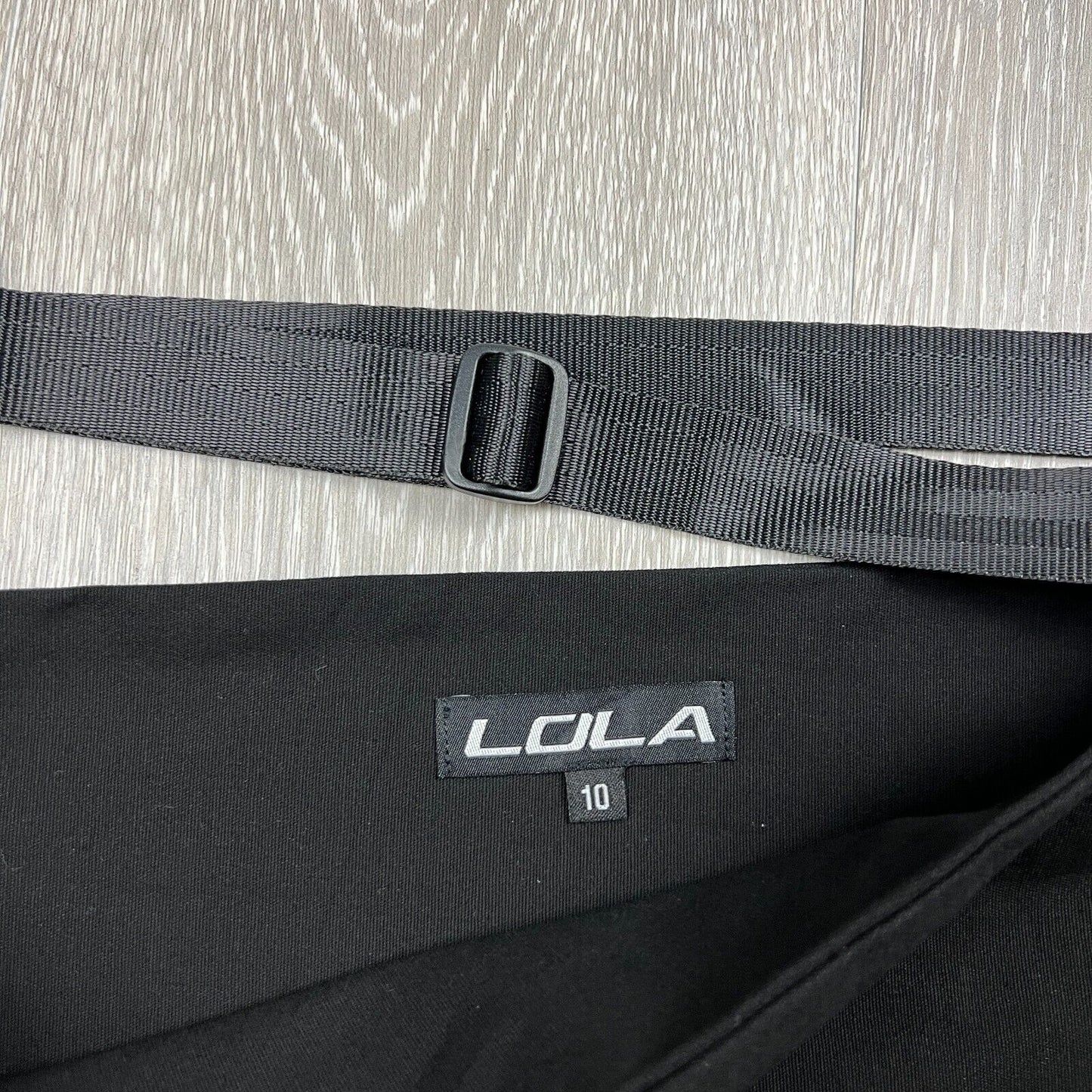 The Lola Collection Womens Black Skirt Size 10 Rave Gear Techno Clothing (New)