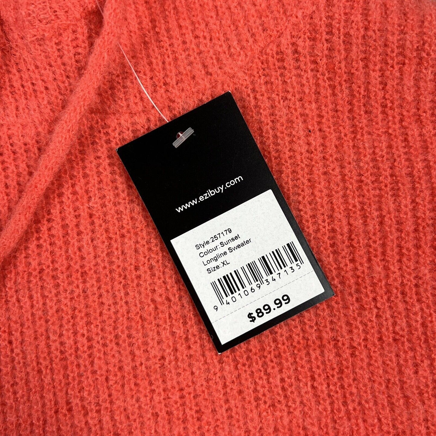 Capture Womens Sunset Knitted Longline Hoodie Sweater Size XL (New)