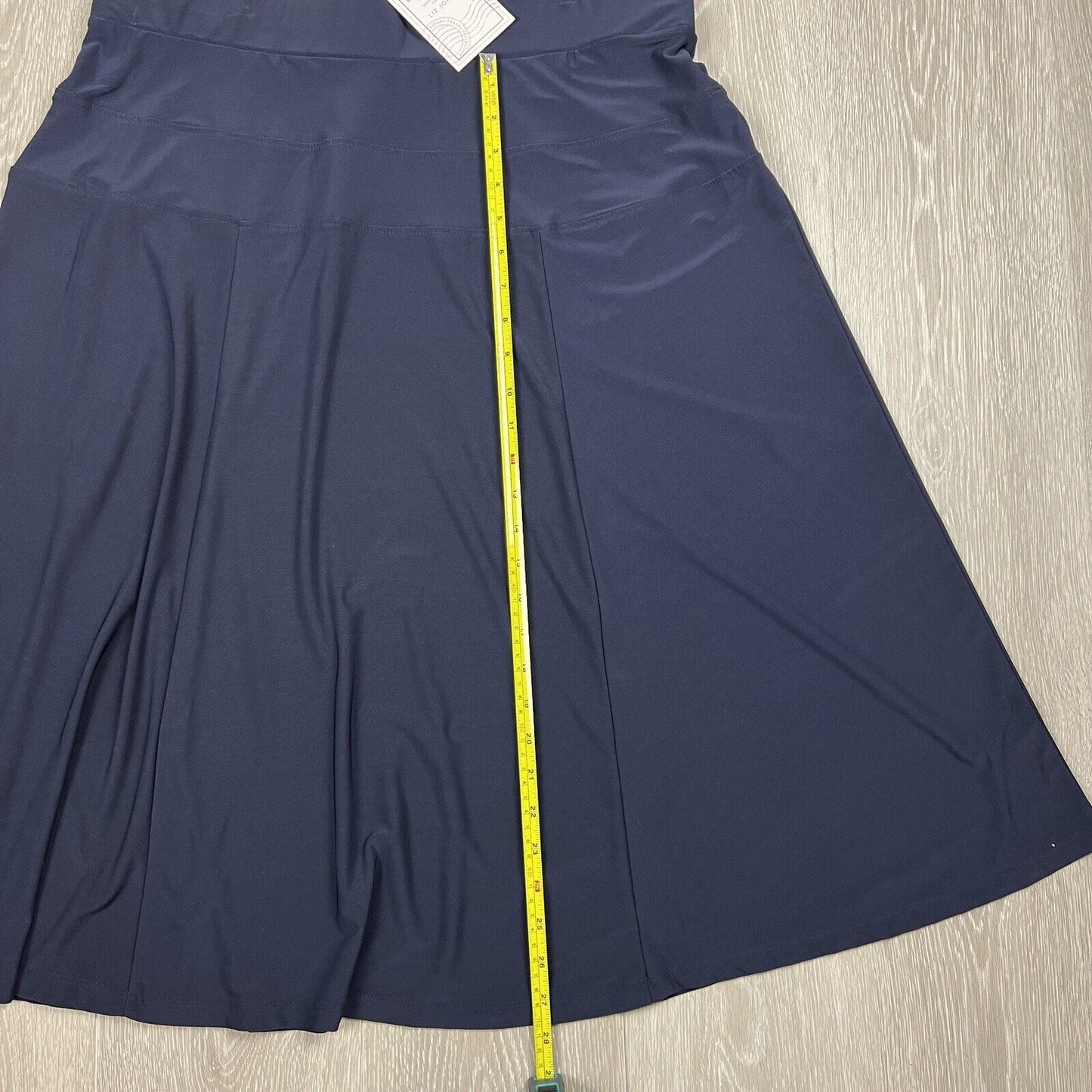 Escape by Liz Jordan Womens Navy Blue Escape Skirt Size XL (New)