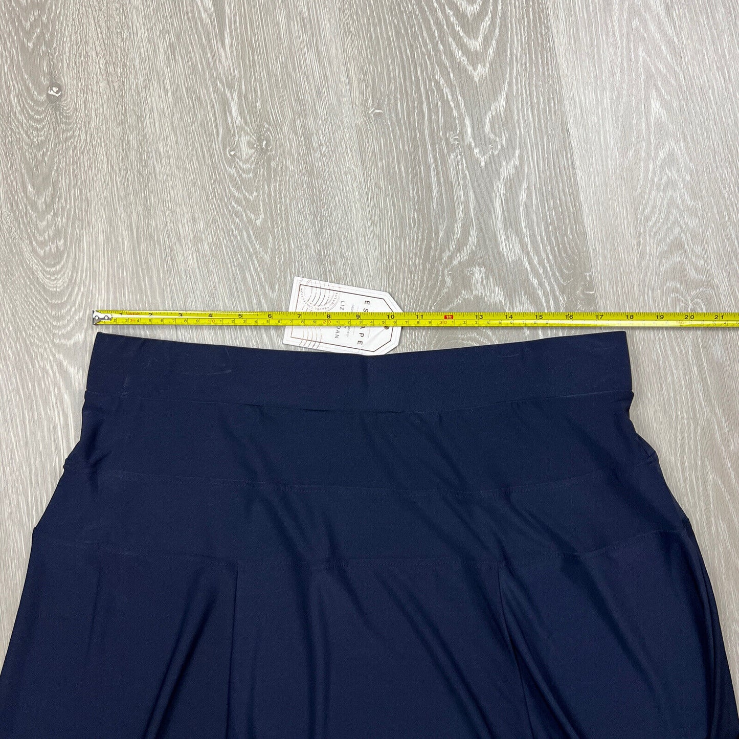 Escape by Liz Jordan Womens Navy Blue Escape Skirt Size XL (New)