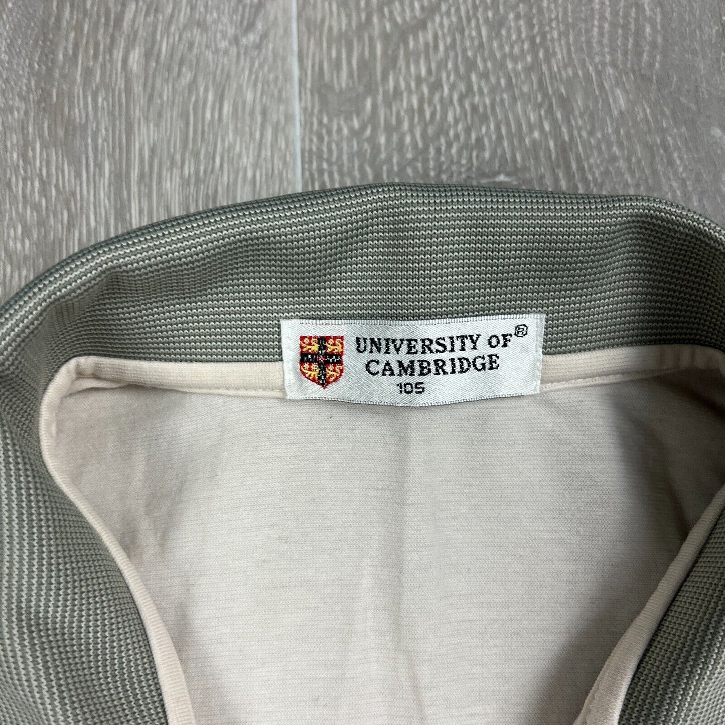 Vintage University of Cambridge Mens Polo Shirt Size Large