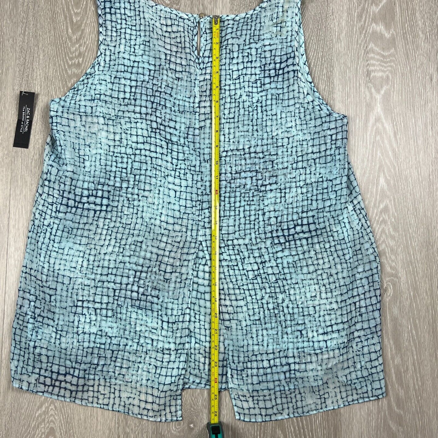 Zac & Rachel Womens Blue Tank Top Size Large (new)