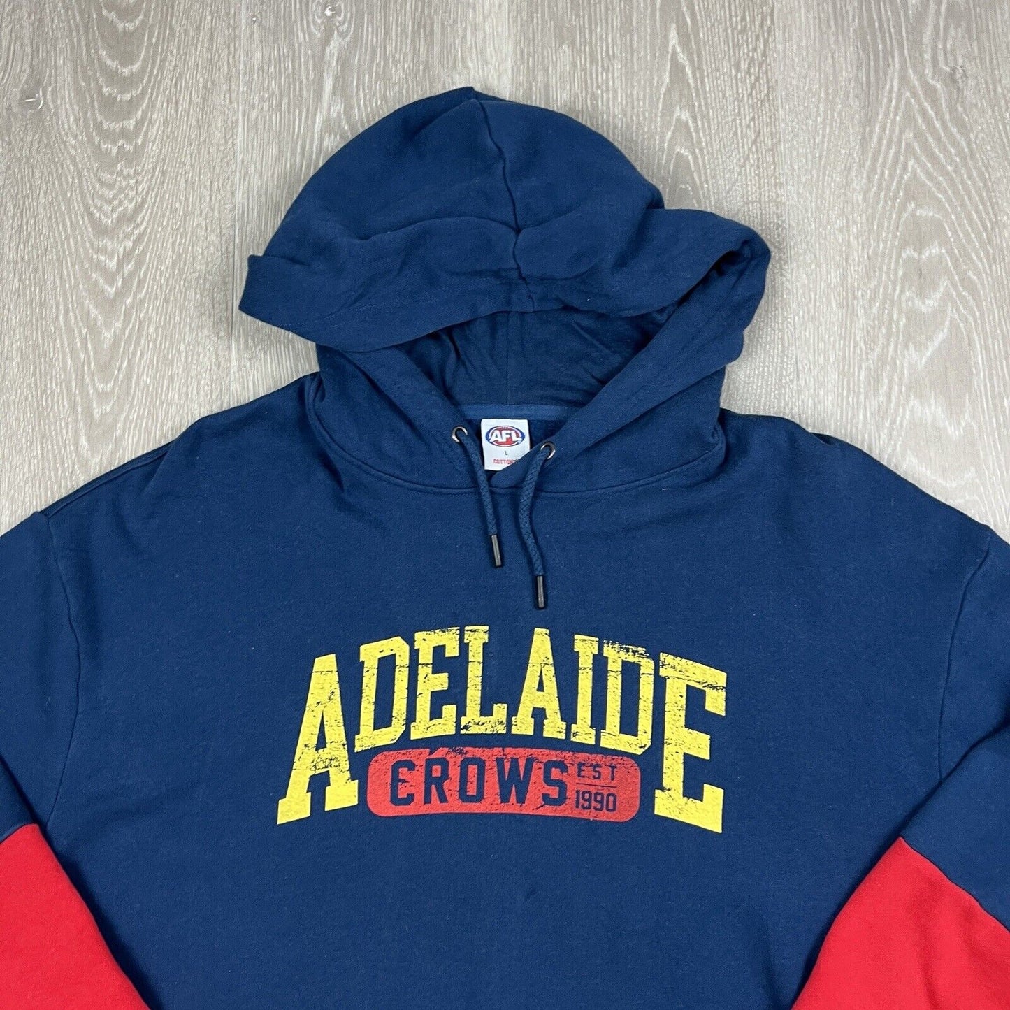 AFL x Cotton On Adelaide Crows Mens Pullover Hoodie Size Large