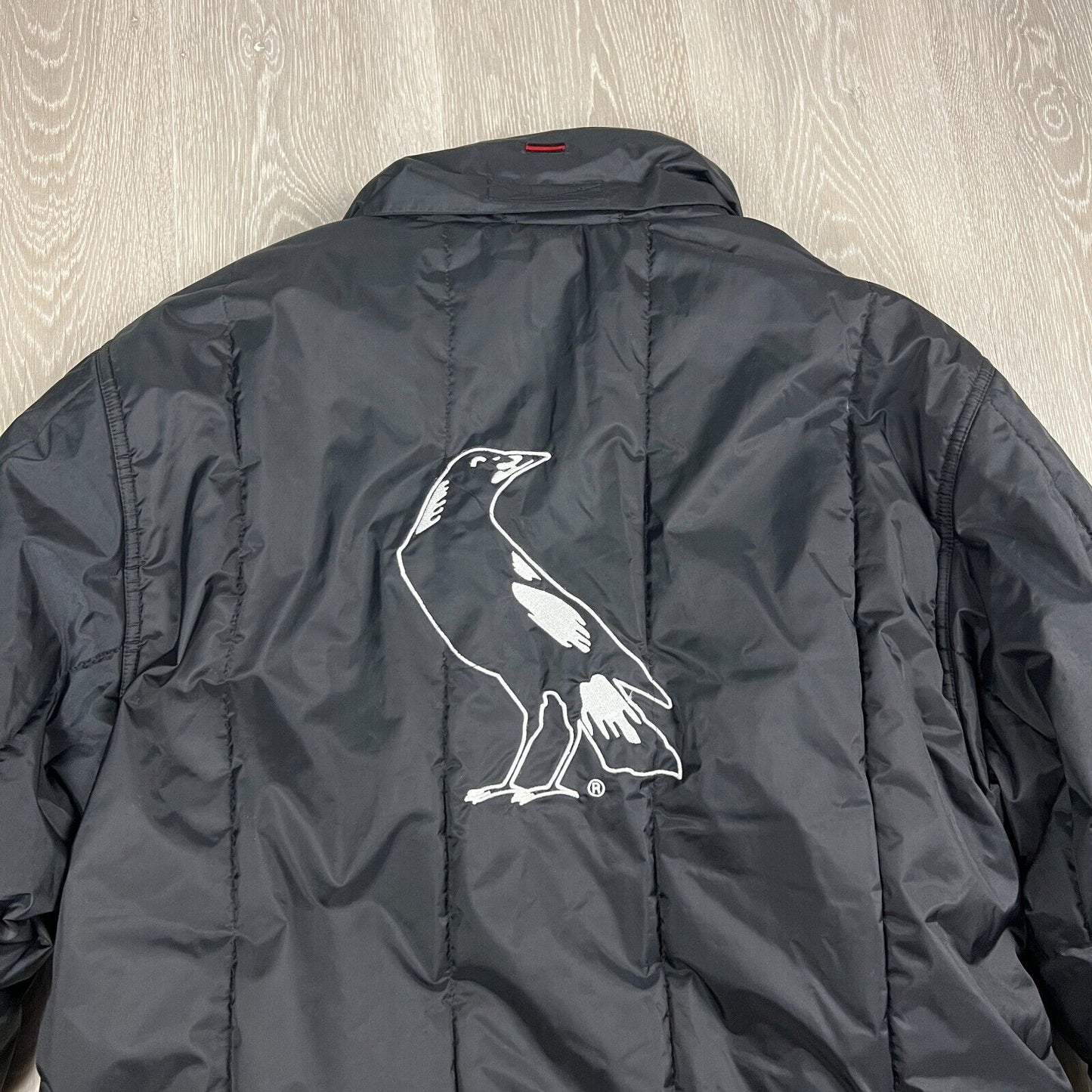 FUBU Athletic x AFL Collingwood Magpies Mens Black Jacket Size M