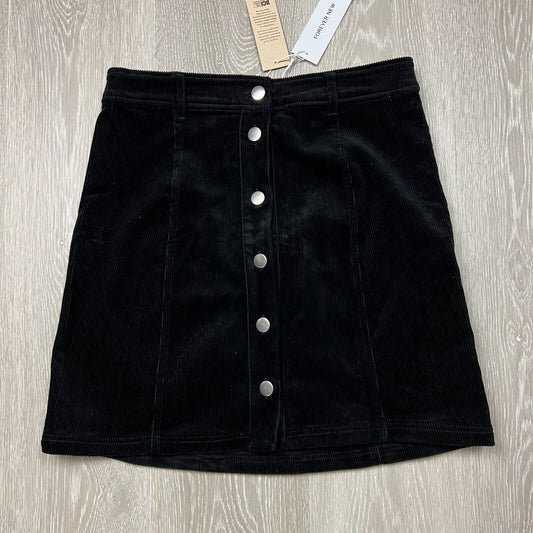 Forever New Womens Black Cord Mini Skirt Size 10 (new)