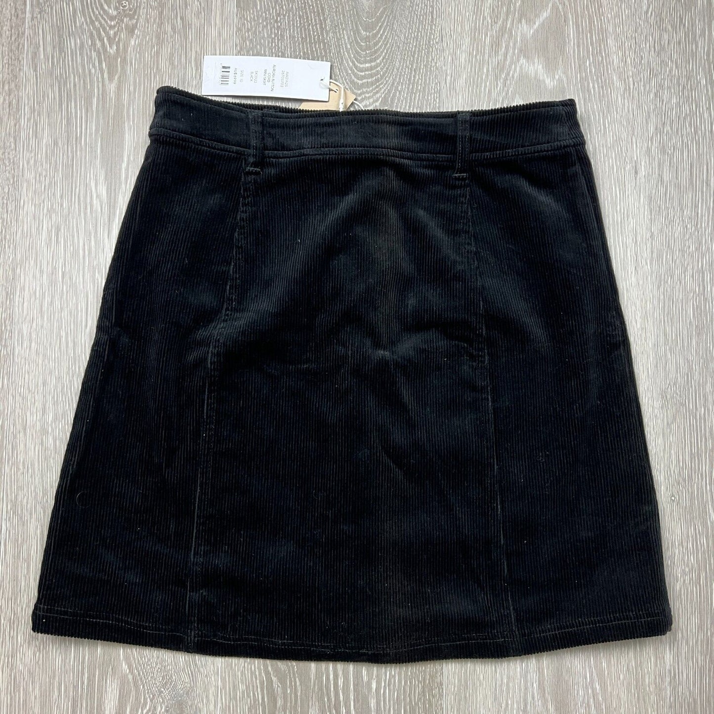 Forever New Womens Black Cord Mini Skirt Size 10 (new)