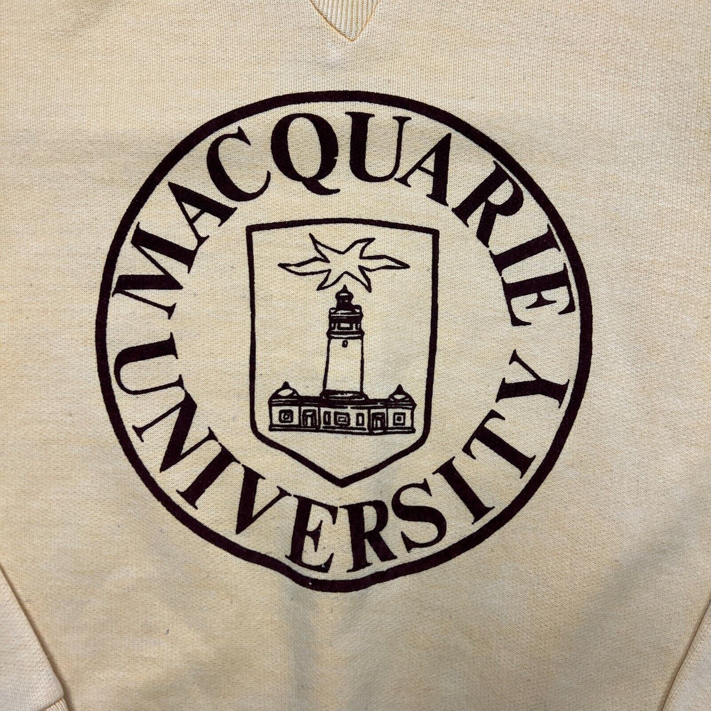 Vintage Rugger Macquarie University Pullover Jumper Size S/M Approx