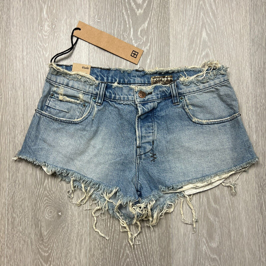 Ksubi Womens Albuquerque Cut Off Distressed Denim Shorts Size 28 (New)