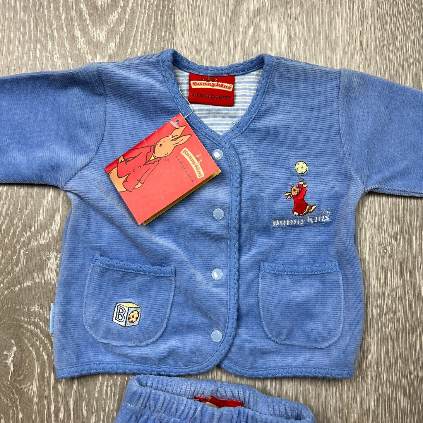 Vintage 2004 Peter Rabbit Babies Sleepwear Set Size 0000 (New)